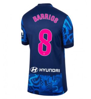 Köpa Dam Atlético Madrid Tredjetröja 2024/25 Pablo Barrios 8 Kortärmad