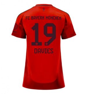 Köpa Dam Bayern München Hemmatröja 2024/25 Alphonso Davies 19 Kortärmad