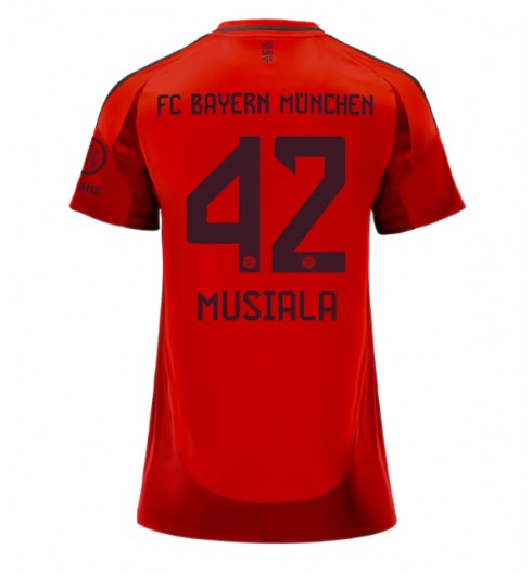 Köpa Dam Bayern München Hemmatröja 2024/25 Jamal Musiala 42 Kortärmad 1 Köpa Dam Bayern München Hemmatröja 2024/25 Jamal Musiala 42 Kortärmad