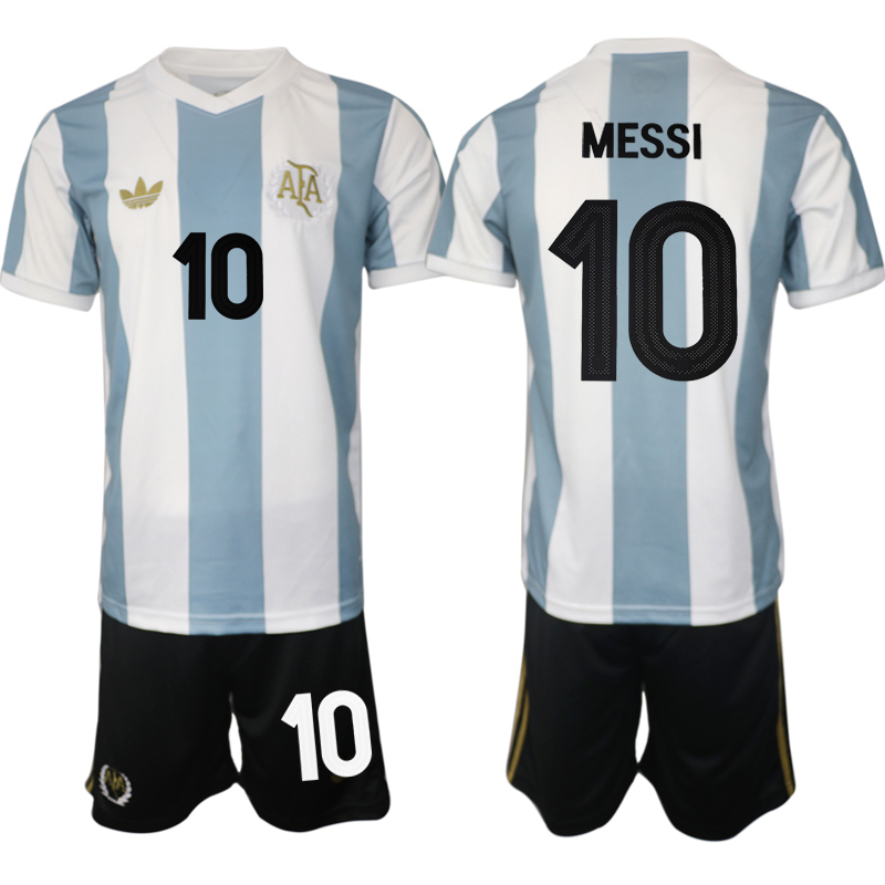 Argentina landslagströja för 50-årsjubileum Hemmatröja 2025-26 Lionel Messi 10 Kortärmad (+ Korta byxor) 1 Argentina landslagströja för 50-årsjubileum Hemmatröja 2025-26 Lionel Messi 10 Kortärmad (+ Korta byxor)