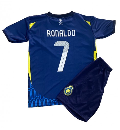 Köpa Billiga Barn Al-Nassr FC Bortatröja 2024/25 Cristiano Ronaldo 7 Kortärmad (+ Korta byxor) 1 Köpa Billiga Barn Al-Nassr FC Bortatröja 2024/25 Cristiano Ronaldo 7 Kortärmad (+ Korta byxor)