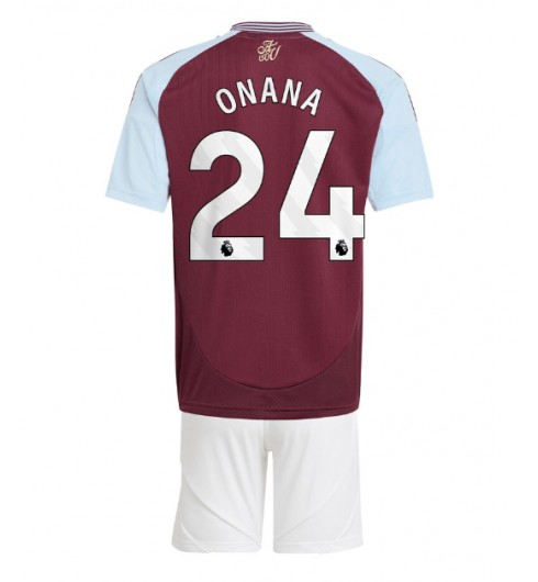 Köpa Billiga Barn Aston Villa Hemmatröja 2024/25 Amadou Onana 24 Kortärmad (+ Korta byxor) 1 Köpa Billiga Barn Aston Villa Hemmatröja 2024/25 Amadou Onana 24 Kortärmad (+ Korta byxor)