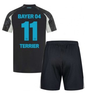 Köpa Billiga Barn Bayer 04 Leverkusen Tredjetröja 2024/25 Martin Terrier 11 Kortärmad (+ Korta byxor)