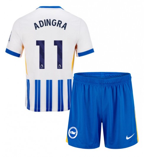 Köpa Billiga Barn Brighton & Hove Albion FC Hemmatröja 2024/25 Simon Adingra 11 Kortärmad (+ Korta byxor) Köpa Billiga Barn Brighton & Hove Albion FC Hemmatröja 2024/25 Simon Adingra 11 Kortärmad (+ Korta byxor)