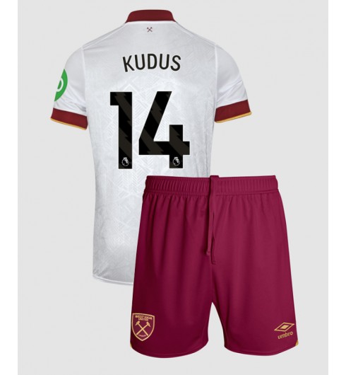 Köpa Billiga Barn West Ham United Tredjetröja 2024/25 Mohammed Kudus 14 Kortärmad (+ Korta byxor) Köpa Billiga Barn West Ham United Tredjetröja 2024/25 Mohammed Kudus 14 Kortärmad (+ Korta byxor)