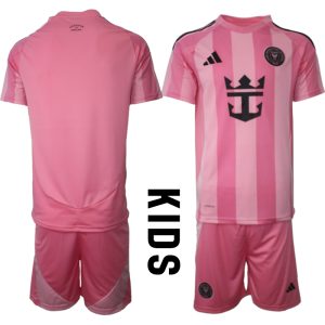 Köpa Fotbollströjor För Barn Inter Miami CF Hemmatröja 2025/26 Fotbollssats Kortärmad (+ Shorts)