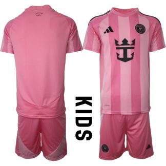 Köpa Fotbollströjor För Barn Inter Miami CF Hemmatröja 2025/26 Fotbollssats Kortärmad (+ Shorts)