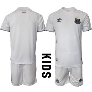 Köpa Fotbollströjor För Barn Santos FC Hemmatröja 2025/26 Kortärmad (+ Korta byxor)