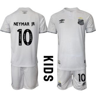 Köpa Fotbollströjor För Barn Santos FC Hemmatröja 2025/26 Neymar Jr 10 Kortärmad (+ Korta byxor)