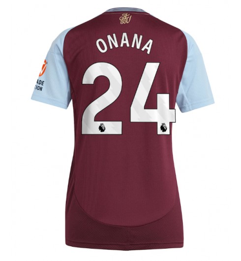 Köpa Fotbollströjor För Dam Aston Villa Hemmatröja 2024/25 Amadou Onana 24 Kortärmad 1 Köpa Fotbollströjor För Dam Aston Villa Hemmatröja 2024/25 Amadou Onana 24 Kortärmad
