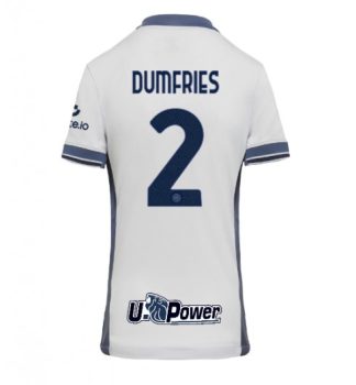Köpa Fotbollströjor För Dam Inter Milan Bortatröja 2024/25 Denzel Dumfries 2 Kortärmad-1