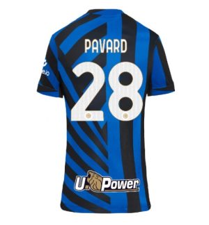 Köpa Fotbollströjor För Dam Inter Milan Hemmatröja 2024/25 Benjamin Pavard 28 Kortärmad