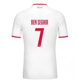 Köpa Fotbollströjor För Herr AS Monaco Hemmatröja 2024/25 Eliesse Ben Seghir 7 Kortärmad