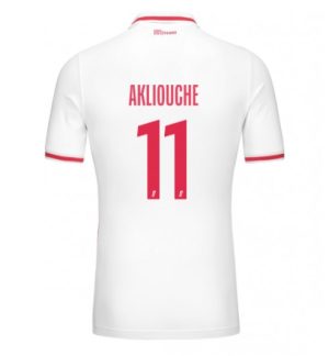 Köpa Fotbollströjor För Herr AS Monaco Hemmatröja 2024/25 Maghnes Akliouche 11 Kortärmad