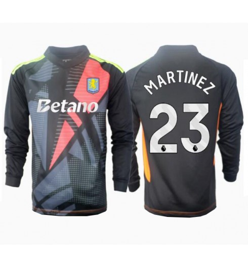 Köpa Fotbollströjor För Herr Aston Villa Målvakt Bortatröja 2024/25 Emiliano Martinez 23 Långärmad 1 Köpa Fotbollströjor För Herr Aston Villa Målvakt Bortatröja 2024/25 Emiliano Martinez 23 Långärmad