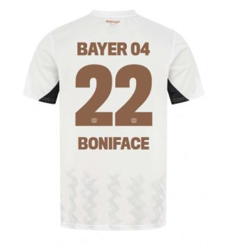 Köpa Fotbollströjor För Herr Bayer 04 Leverkusen Bortatröja 2024/25 Victor Boniface 22 Kortärmad