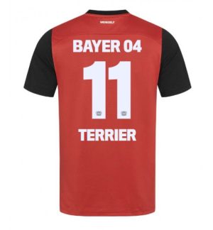 Köpa Fotbollströjor För Herr Bayer 04 Leverkusen Hemmatröja 2024/25 Martin Terrier 11 Kortärmad