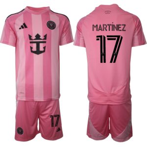 Köpa Fotbollströjor För Herr Inter Miami CF Hemmatröja 2025/26 Josef Martínez 17 Kortärmad (+ Korta byxor)