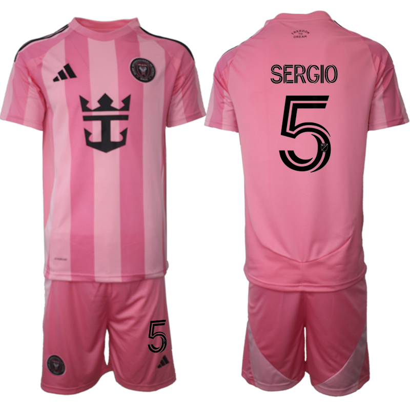 Köpa Fotbollströjor För Herr Inter Miami CF Hemmatröja 2025/26 Sergio Busquets 5 Kortärmad (+ Korta byxor) 1 Köpa Fotbollströjor För Herr Inter Miami CF Hemmatröja 2025/26 Sergio Busquets 5 Kortärmad (+ Korta byxor)