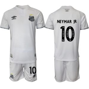 Köpa Fotbollströjor För Herr Santos FC Hemmatröja 2025/26 Neymar Jr 10 Kortärmad (+ Korta byxor)