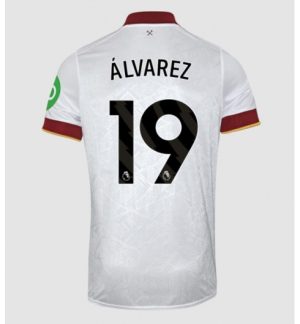 Köpa Fotbollströjor För Herr West Ham United Tredjetröja 2024/25 Edson Alvarez 19 Kortärmad