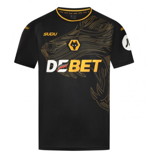 Köpa Fotbollströjor För Herr Wolves FC Bortatröja 2024/25 Rodrigo Gomes 19 Kortärmad-1