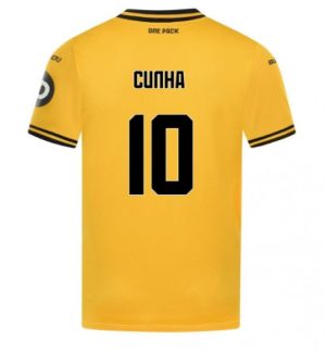 Köpa Fotbollströjor För Herr Wolves FC Hemmatröja 2024/25 Matheus Cunha 10 Kortärmad