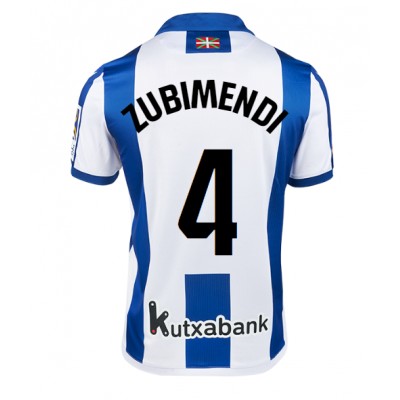 Köpa Fotbollströjor För Herr Real Sociedad Hemmatröja 2024/25 Martin Zubimendi 4 Kortärmad 1 Real Sociedad Martin Zubimendi #4 Hemmatröja 2024-25 Kortärmad