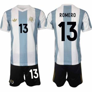 Köp Argentina Specialutgåva 50-årsjubileum fotbollsset Cristian Romero 13 Kortärmad (+ Korta byxor)