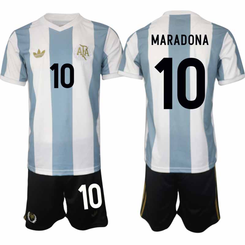 Köp Argentina Specialutgåva 50-årsjubileum fotbollsset Diego Maradona 10 Kortärmad (+ Korta byxor) 1 Köp Argentina Specialutgåva 50-årsjubileum fotbollsset Diego Maradona 10 Kortärmad (+ Korta byxor)