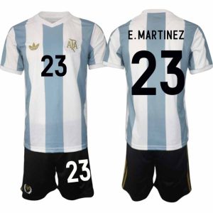 Köp Argentina Specialutgåva 50-årsjubileum fotbollsset Emiliano Martínez #23 Kortärmad (+ Korta byxor)