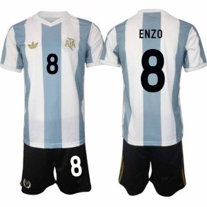 Köp Argentina Specialutgåva 50-årsjubileum fotbollsset Enzo 8 Kortärmad (+ Korta byxor)
