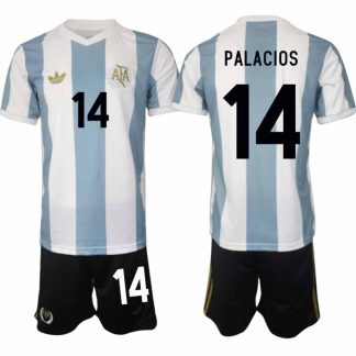 Köp Argentina Specialutgåva 50-årsjubileum fotbollsset Exequiel Palacios 14 Kortärmad (+ Korta byxor)