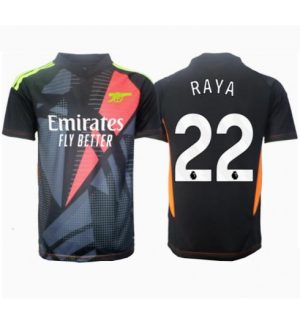 Köp Herr Arsenal Målvakt Tredjetröja 2024/25 David Raya #22 Kortärmad Fotbollströjor