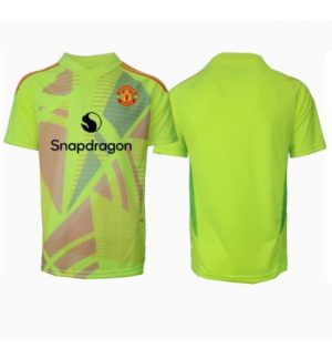 Köp Herr Manchester United Målvakt Bortatröja 2024/25 Kortärmad Fotbollströjor