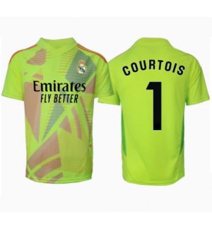 Köp Herr Real Madrid Målvakt Tredjetröja 2024/25 Thibaut Courtois #1 Kortärmad Fotbollströjor