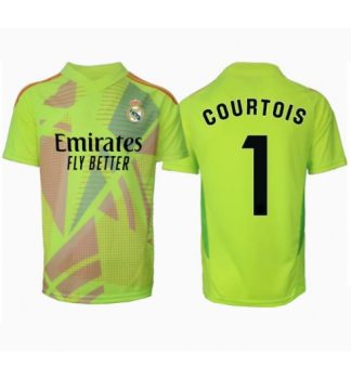 Köp Herr Real Madrid Målvakt Tredjetröja 2024/25 Thibaut Courtois #1 Kortärmad Fotbollströjor
