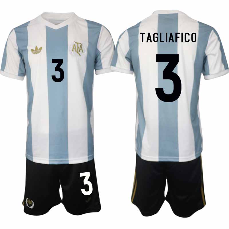 Köp Argentinas landslag 50-årsjubileums specialutgåva fotbollsset Nicolas Tagliafico 3 Kortärmad (+ Korta byxor) 1 Köp Argentinas landslag 50-årsjubileums specialutgåva fotbollsset Nicolas Tagliafico #3 Kortärmad (+ Korta byxor)