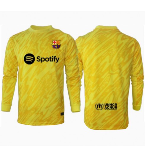 Köp Herr Barcelona Målvakt Bortatröja 2024/25 Långärmad Fotbollströjor Köp Herr Barcelona Målvakt Bortatröja 2024/25 Långärmad Fotbollströjor