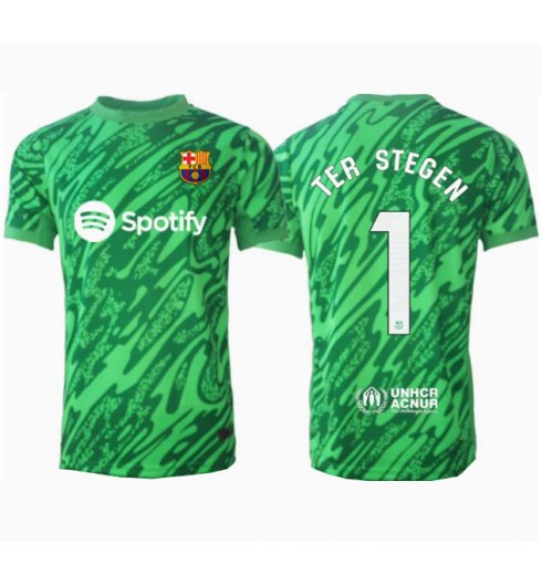 Köp Herr Barcelona Målvakt Hemmatröja 2024/25 Ter Stegen #1 Kortärmad Fotbollströjor 1 Köp Herr Barcelona Målvakt Hemmatröja 2024/25 Ter Stegen #1 Kortärmad Fotbollströjor
