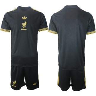 Köp Herr Mexiko Fotbollströja 2025 Gold Cup Fotbollsmatchställ (kortärmad tröja + shorts)
