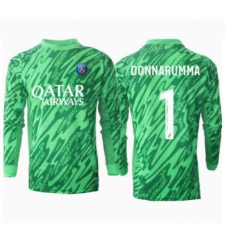 Köp Herr Paris Saint-Germain Målvakt Hemmatröja 2024/25 Gianluigi Donnarumma #1 Långärmad Fotbollströjor