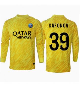 Köp Herr Paris Saint-Germain Målvakt Tredjetröja 2024/25 Matvei Safonov #39 Långärmad Fotbollströjor