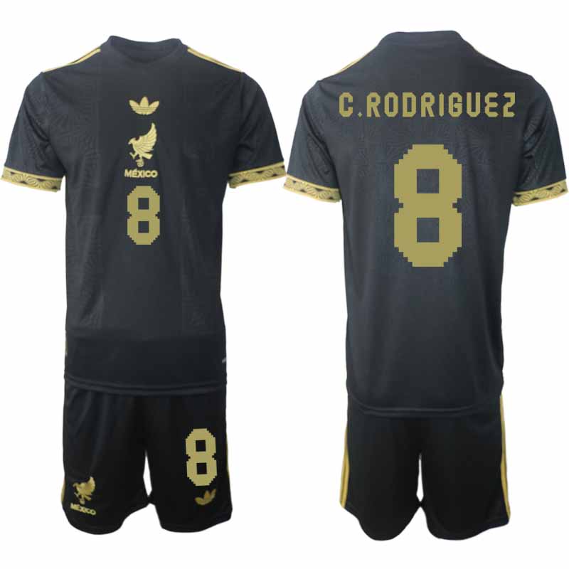Köp Mexiko 2025 Gold Cup Fotbollströja Herr Carlos Rodriguez 8 Fotbollsklädset Kortärmad + Shorts 1 Köp Mexiko 2025 Gold Cup Fotbollströja Herr Carlos Rodriguez 8 Fotbollsklädset Kortärmad + Shorts