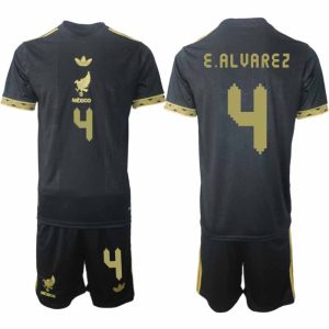 Köp Mexiko 2025 Gold Cup Fotbollströja Herr Edson Alvarez 4 Fotbollsklädset Kortärmad + Shorts