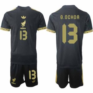 Köp Mexiko 2025 Gold Cup Fotbollströja Herr Guillermo Ochoa 13 Fotbollsklädset Kortärmad + Shorts
