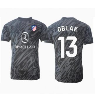 Köpa Fotbollströjor För Herr Atlético Madrid Målvakt Hemmatröja 2024/25 Jan Oblak 13 Kortärmad Målvaktströja