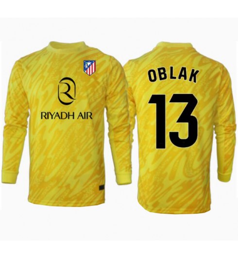 Köpa Fotbollströjor För Herr Atlético Madrid Målvakt Tredjetröja 2024/25 Jan Oblak 13 Långärmad Målvaktströja 1 Köpa Fotbollströjor För Herr Atlético Madrid Målvakt Tredjetröja 2024/25 Jan Oblak 13 Långärmad Målvaktströja