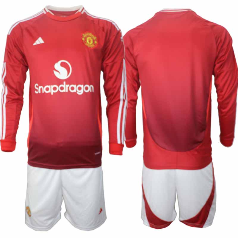 Köp Manchester United Herr Hemmatröja 2024/25 Fotbollsställ Långärmad (+ Shorts) 1 Köp Manchester United Herr Hemmatröja 2024/25 Fotbollsställ Långärmad (+ Shorts)