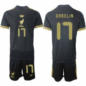 Köp Mexiko 2025 Gold Cup Fotbollströja Herr Orbelin Pineda 17 Fotbollsklädset Kortärmad + Shorts